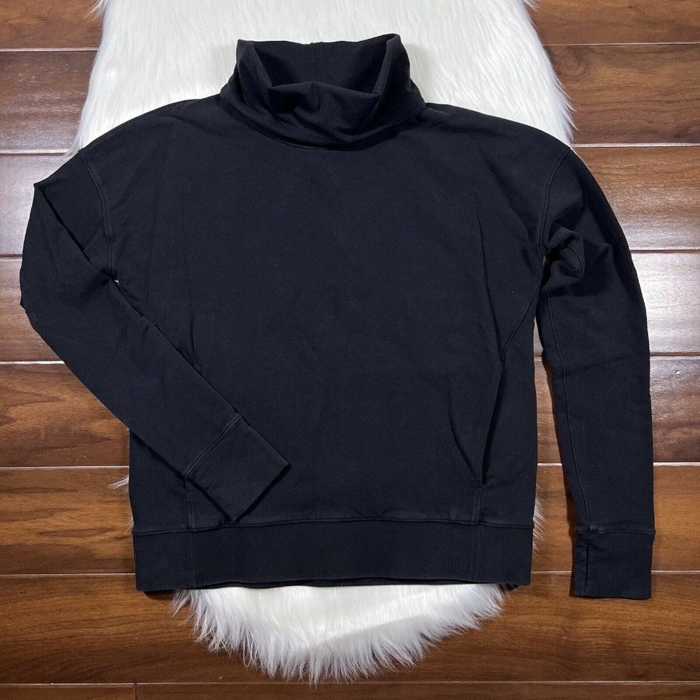 Lululemon Size 6 Black Go Forward Pullover Sweatshirt